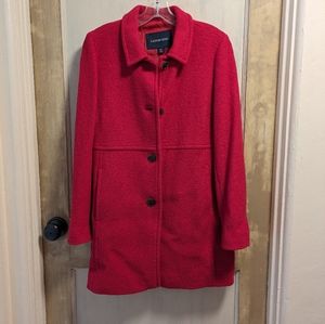Red wool coat 🍒